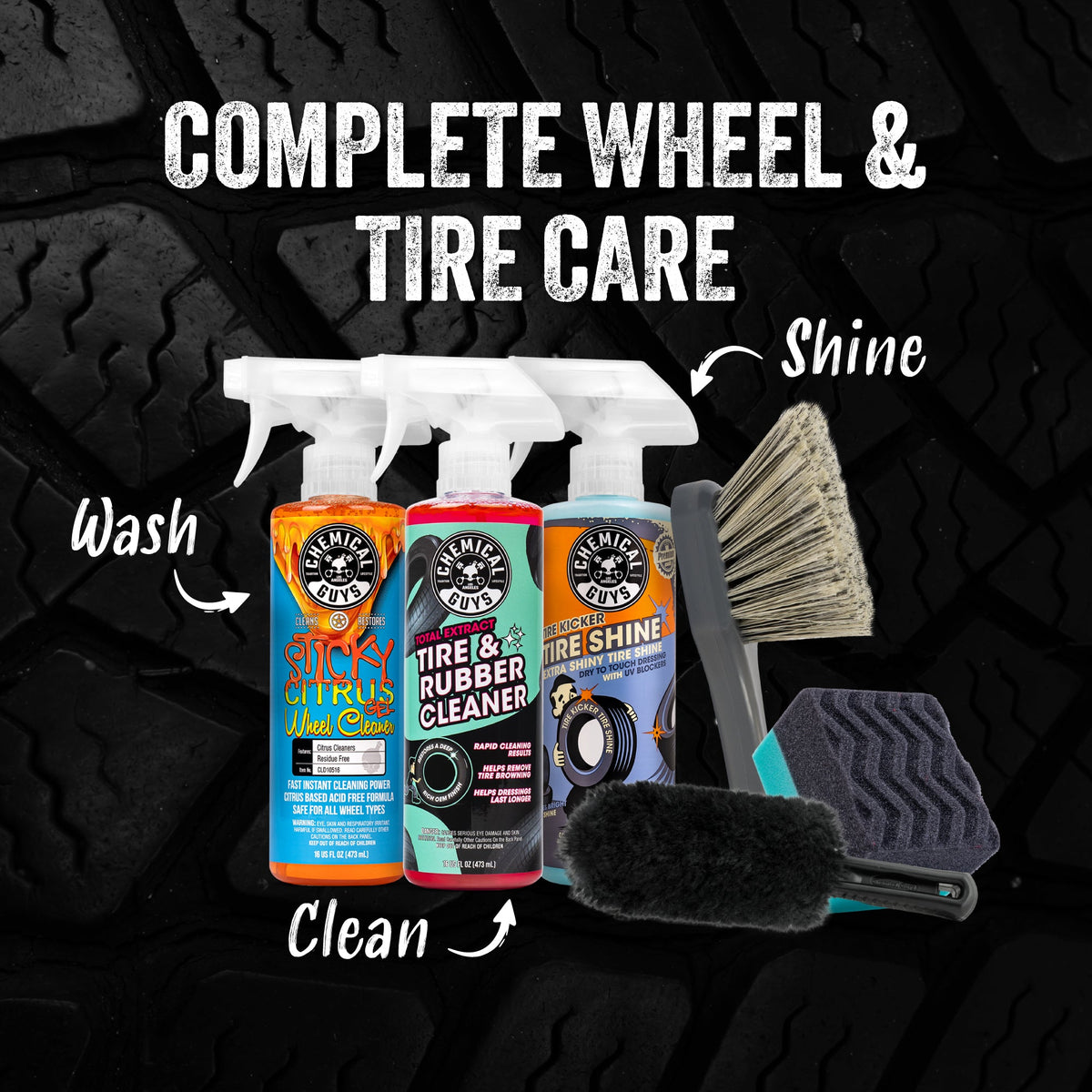 Wheel & Tire Complete Clean Kit - image 2