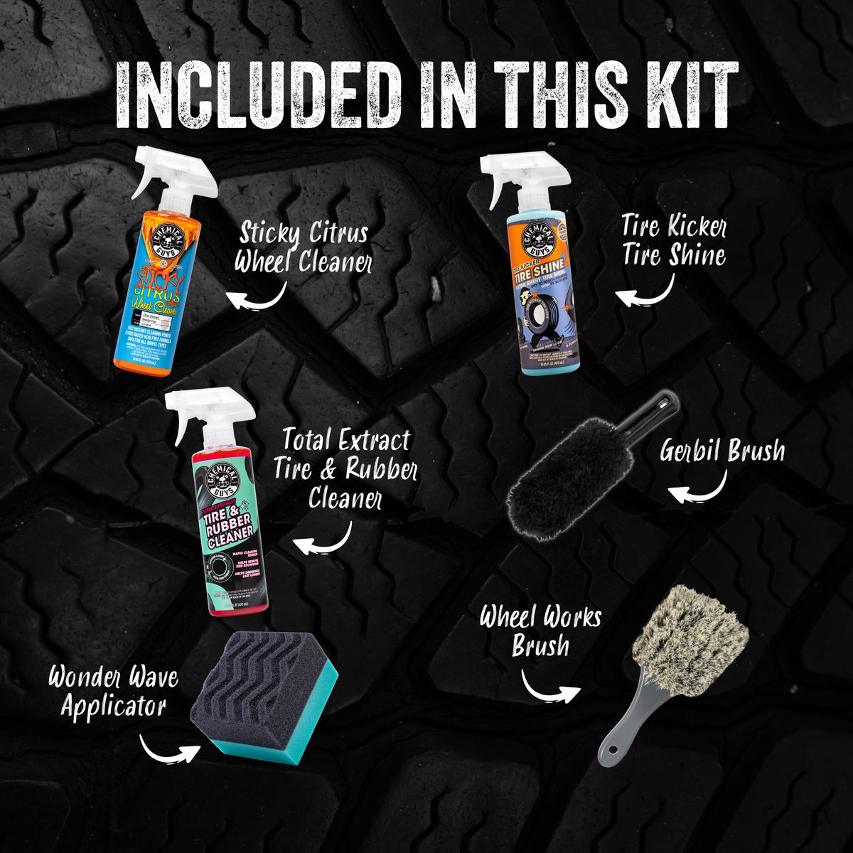 Wheel & Tire Complete Clean Kit - image 4