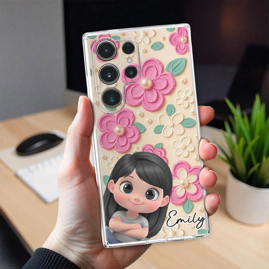 Proud Of Being Grandma - Personalized 3D Effect Phone Case