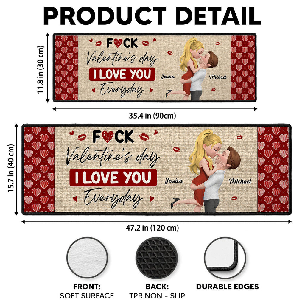 Custom Couple Rug, Anniversary Housewarming Gift For Wife Husband • Custom Couple Rug, Anniversary Housewarming Gift For Wife Husband • Endless Love - Personalized Runner Rug