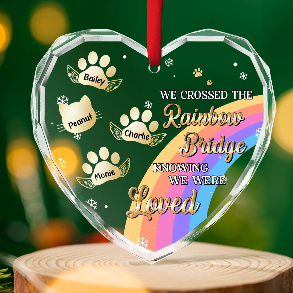 Custom Keepsake Christmas Ornament •  I Was Loved - Personalized Glass Ornament
