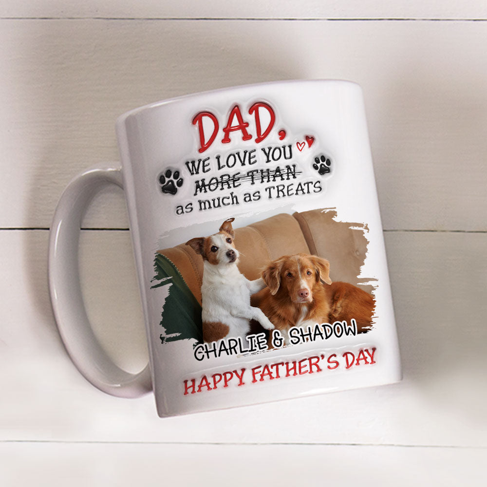 Custom Photo Christmas & Birthday Keepsake Gift • More Than Photo - Personalized 3D Inflated Effect Mug