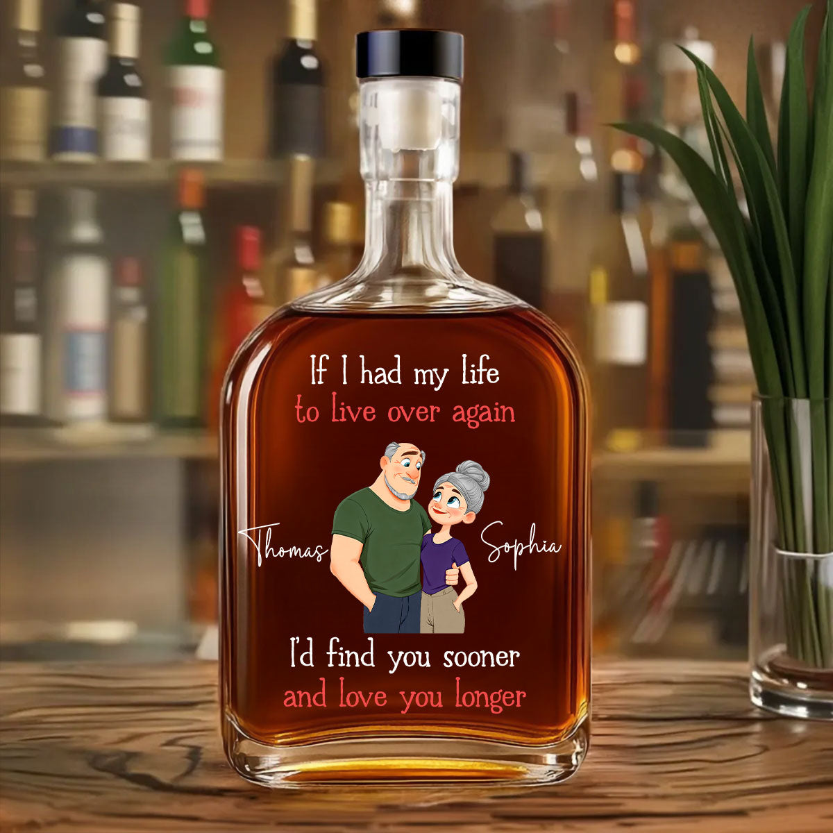 Love You So Much - Personalized Spirits Decanter