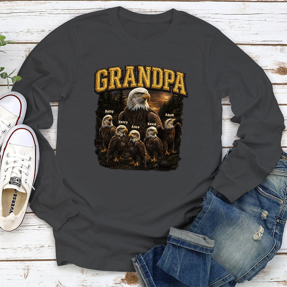 Custom Father's Day, Special Gift for Dad & Grandpa • Alpha Eagle Pack - Personalized Shirt