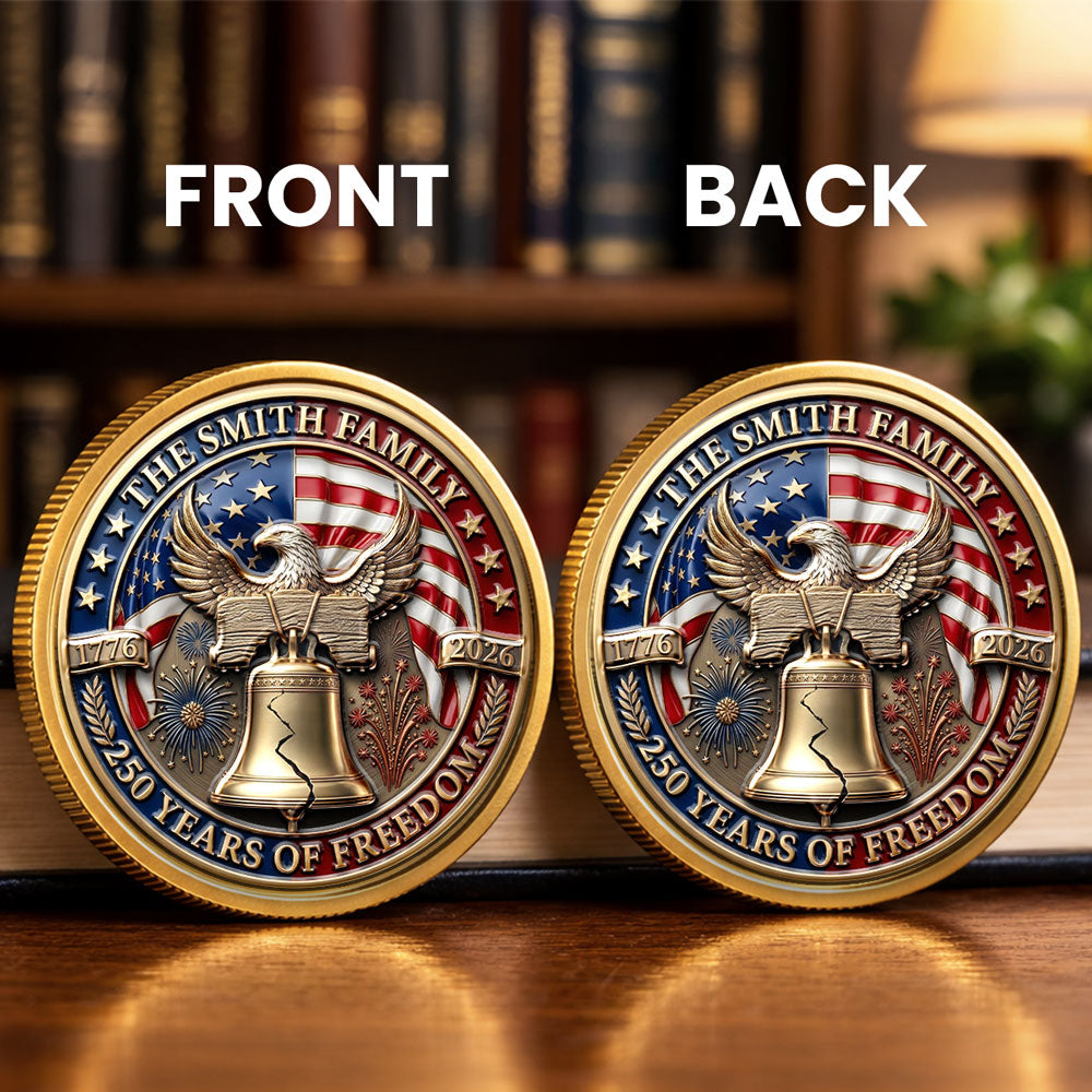 A Legacy Of Freedom - Personalized Commemorative Keepsake Coin