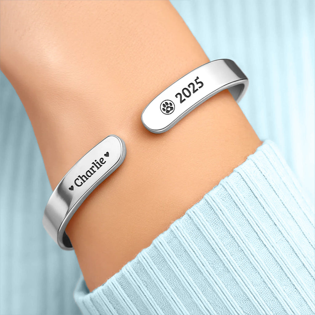 Beside You - Personalized Bracelet Cuff