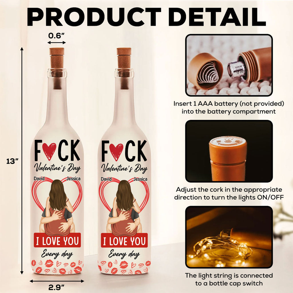 My Love Every Single Day - Personalized Bottle Lamp