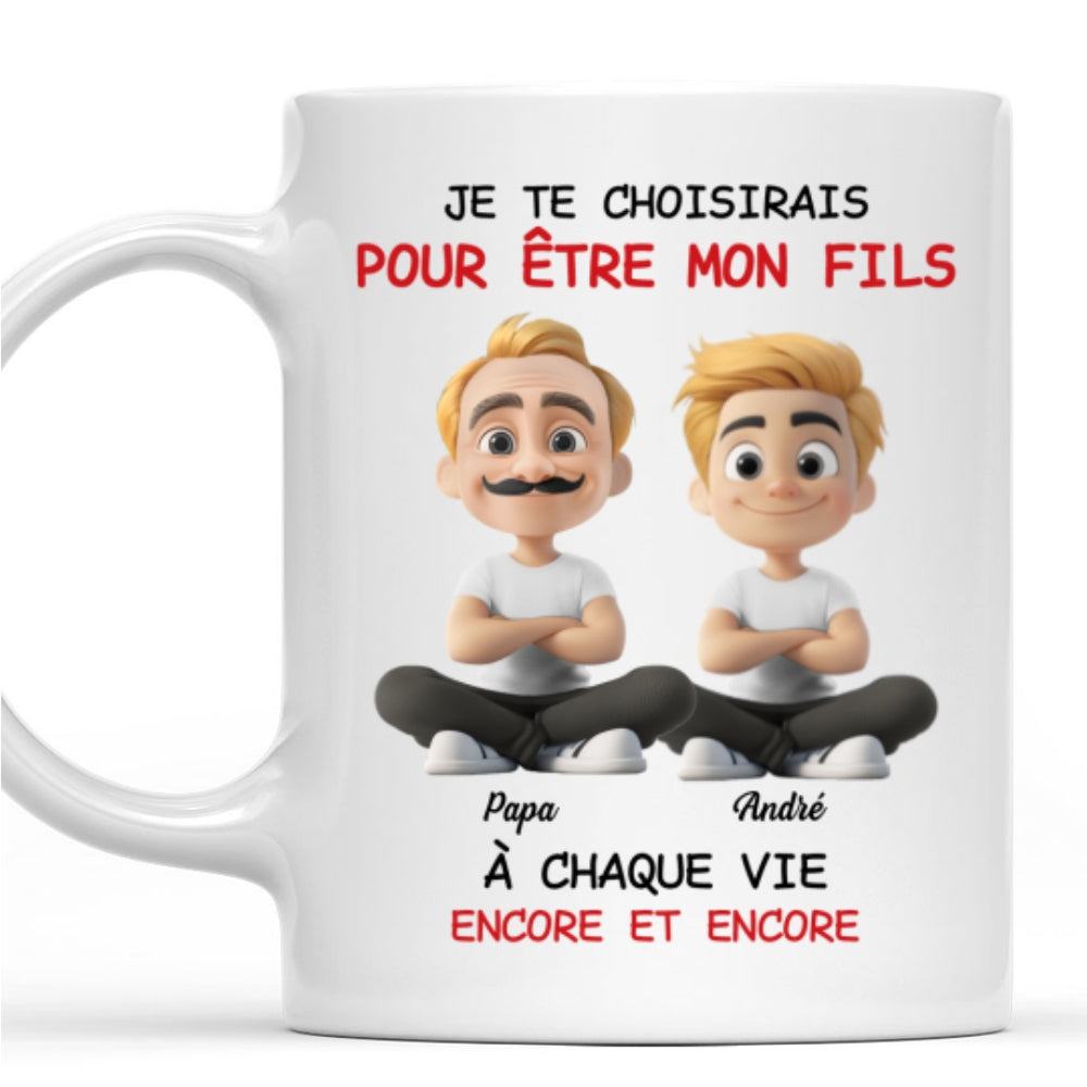 Custom Christmas & Birthday Gift for Son • Mug Personnalisé - Toujours Te Choisir 3