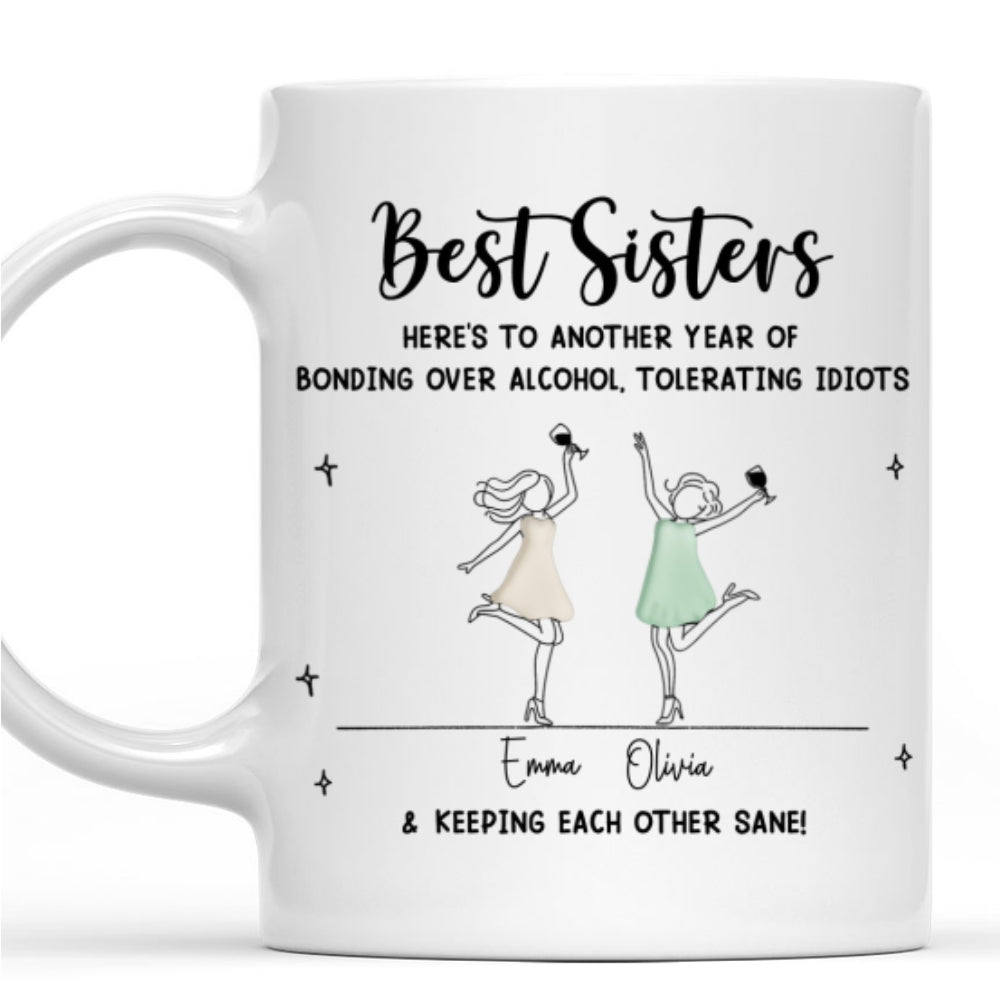 Custom Best Friend, Christmas & Birthday Friendship Keepsake Gift • Until We Are Old - Personalized Coffee Mug