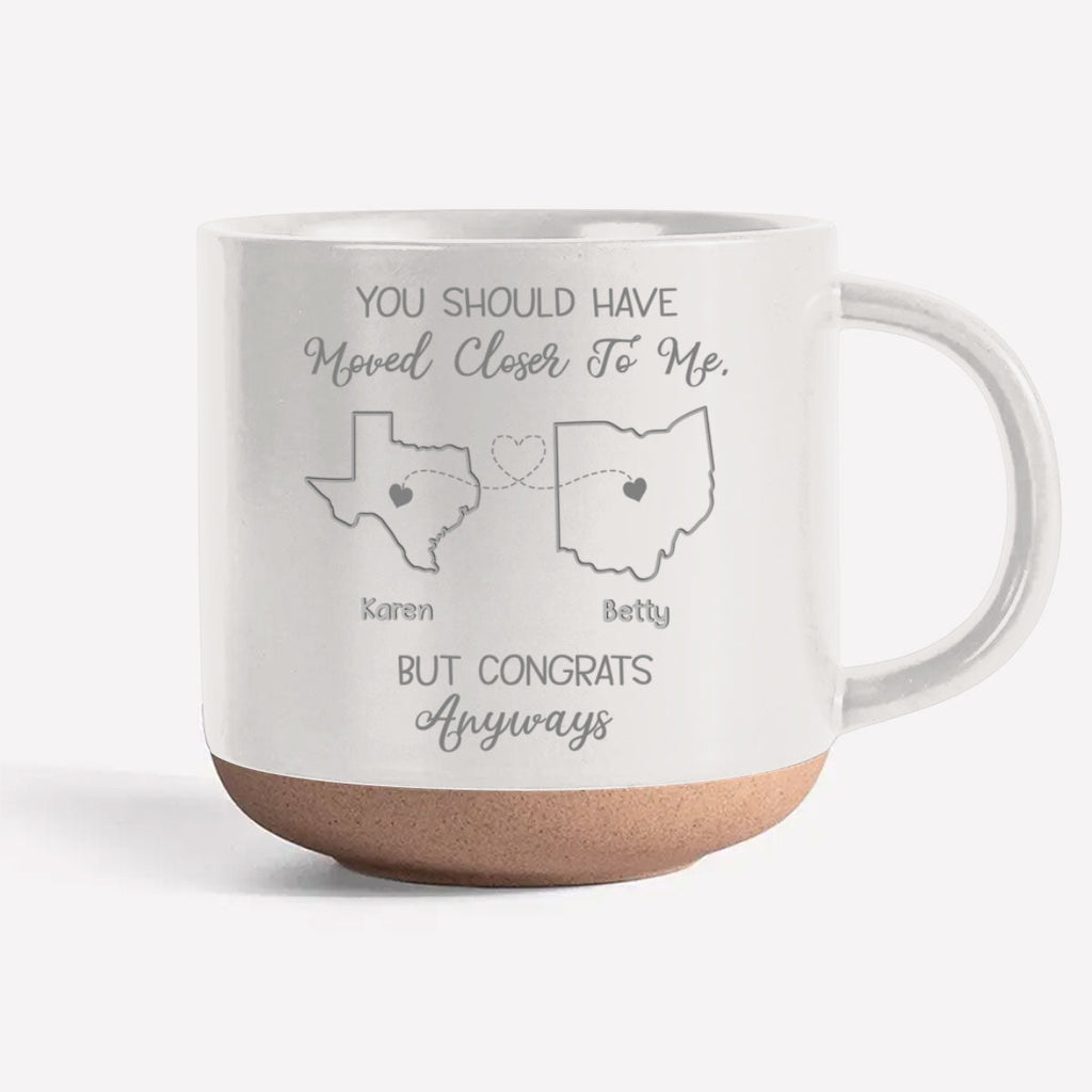 Custom Best Friend, Christmas & Birthday Friendship Keepsake Gift • Hope The Neighbors Like You - Personalized Engraved Pottery Mug