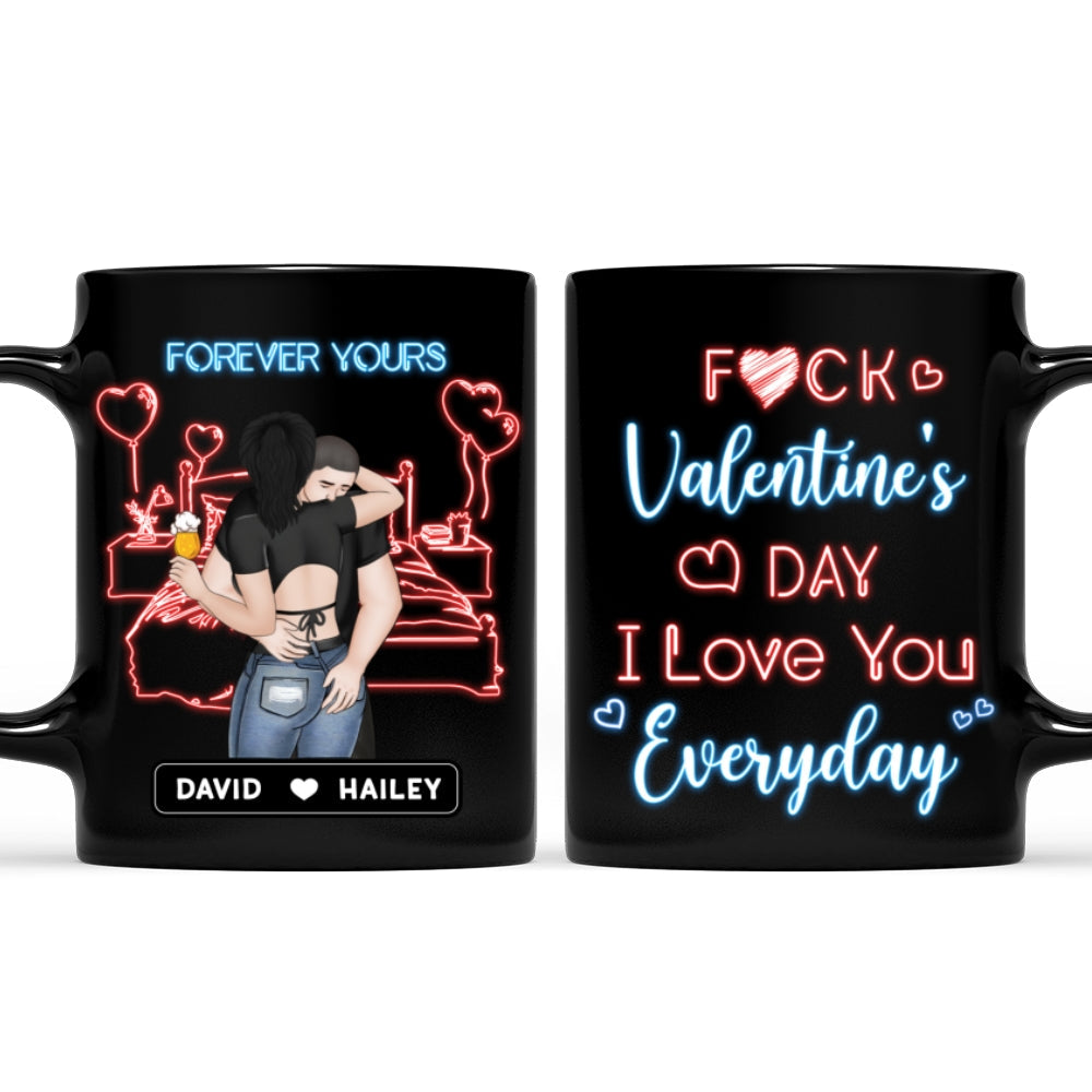 Custom Anniversary Keepsake Gifts For Couple • Love You Everyday - Personalized Coffee Mug