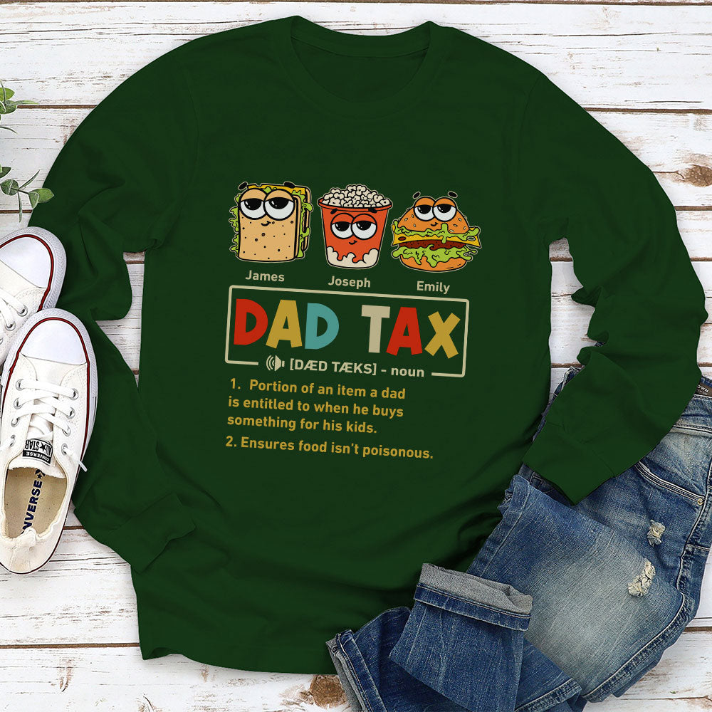 Custom Father's Day, Special Gift for Dad & Grandpa • Taste Test Approved By Dad - Personalized Shirt