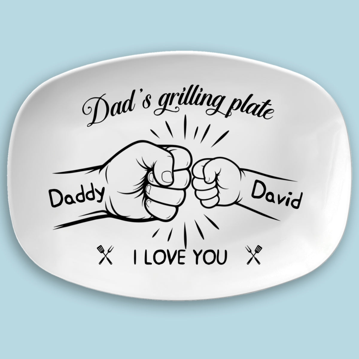 Grilling With Love Always - Personalized Platter