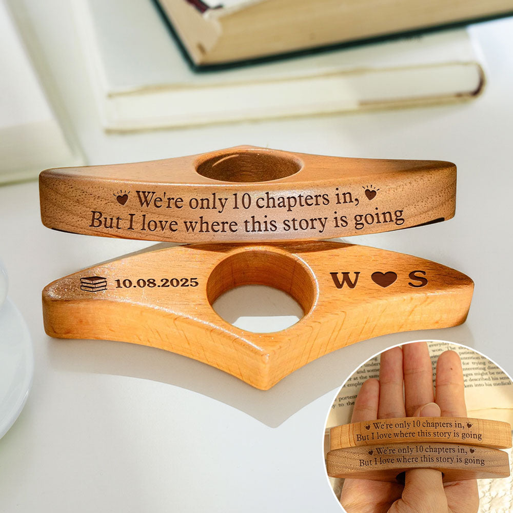 Just One More Chapter - Personalized Book Page Holder