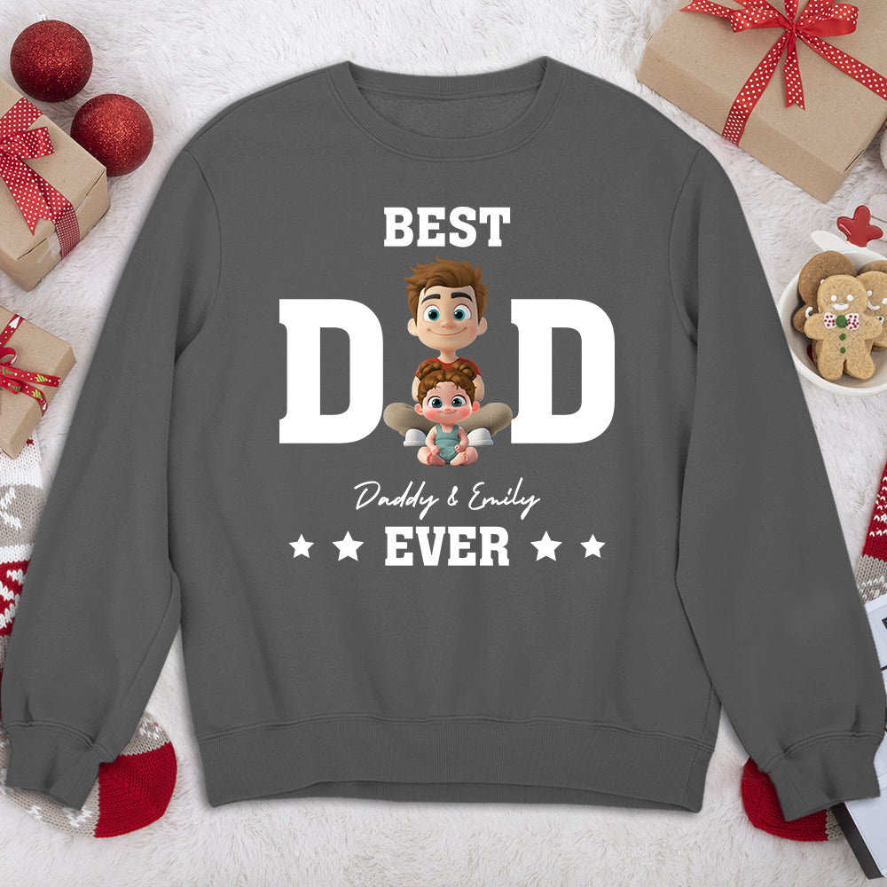 Custom Father's Day, Special Gift for Dad & Grandpa • Best Dad And Awesome Kid - Personalized Shirt
