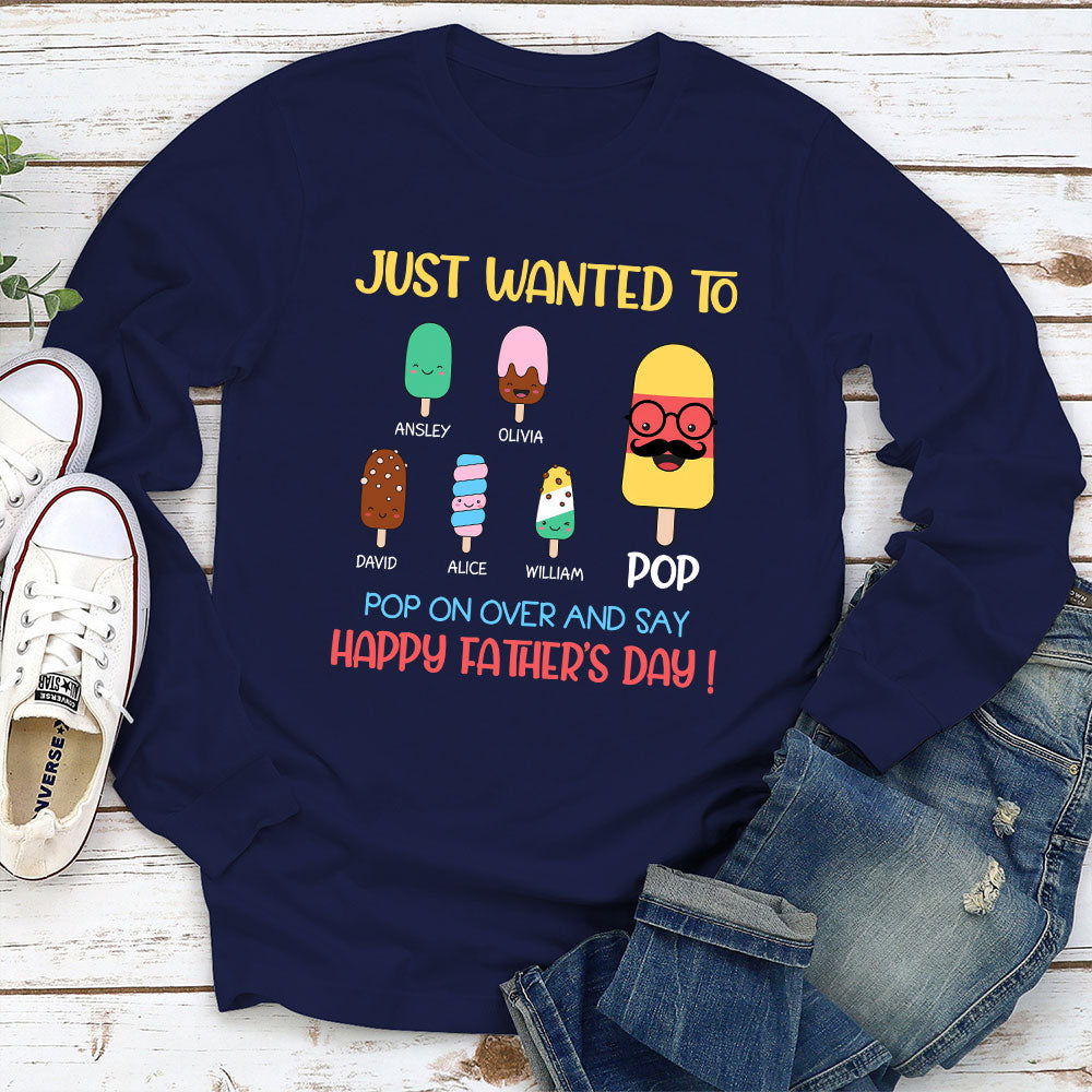 Custom Father's Day, Special Gift for Dad & Grandpa • You Are The Coolest Pop - Personalized Shirt