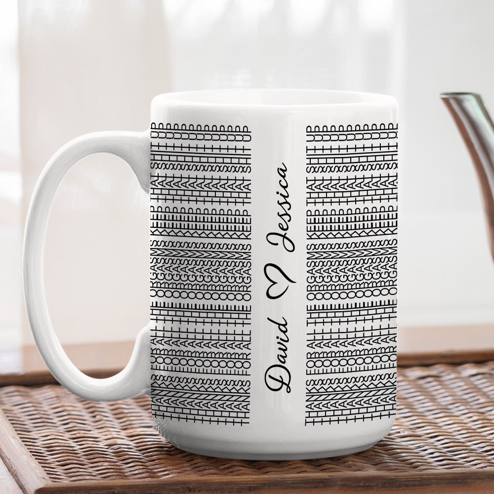 Custom Anniversary Keepsake Gifts For Couple • Thanks For The Wild Rides - Personalized Coffee Mug