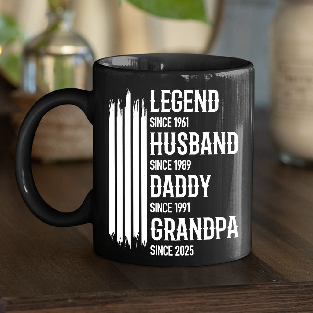 Custom Christmas & Birthday Gift for Dad • The Original Legend - Personalized Coffee Mug