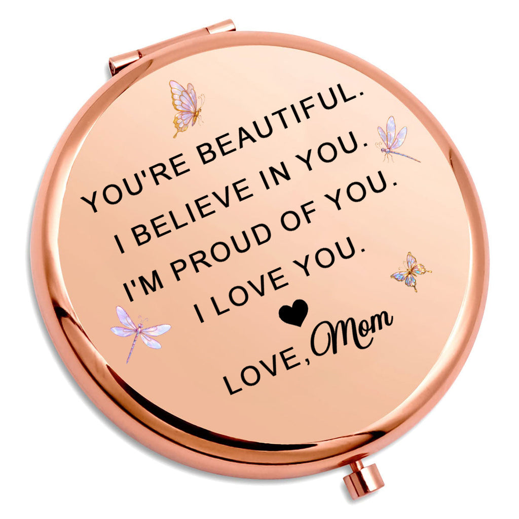 You Are Beautiful - Personalized Compact Mirror