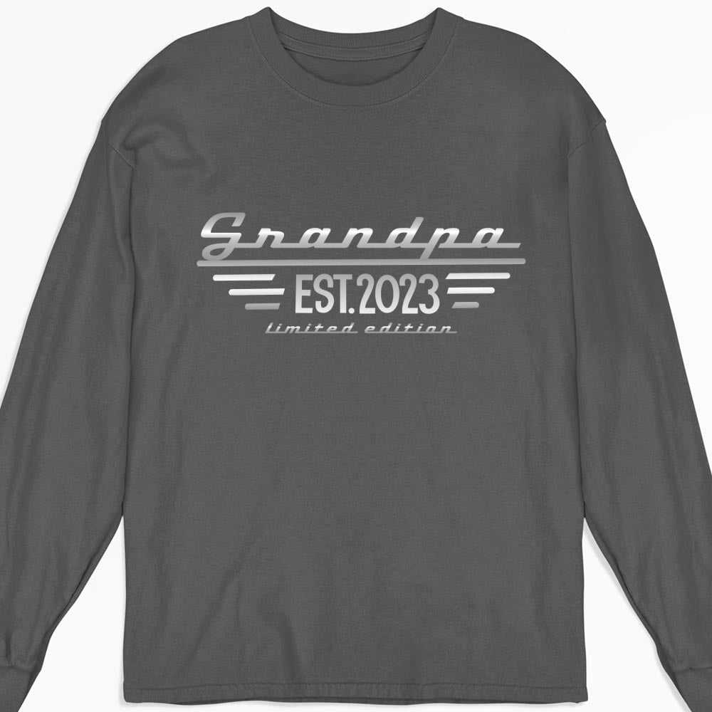 Custom Father's Day, Special Gift for Dad & Grandpa • Grandpa Established - Personalized Shirt