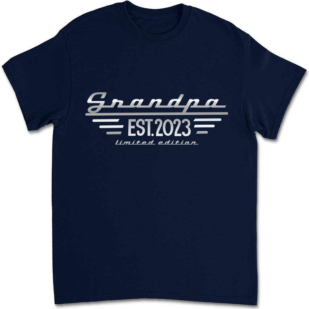 Custom Father's Day, Special Gift for Dad & Grandpa • Grandpa Established - Personalized Shirt