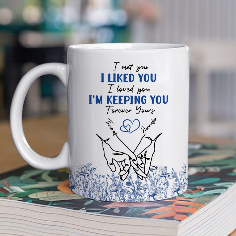 Custom Anniversary Keepsake Gifts For Couple • Love You - Personalized Coffee Mug