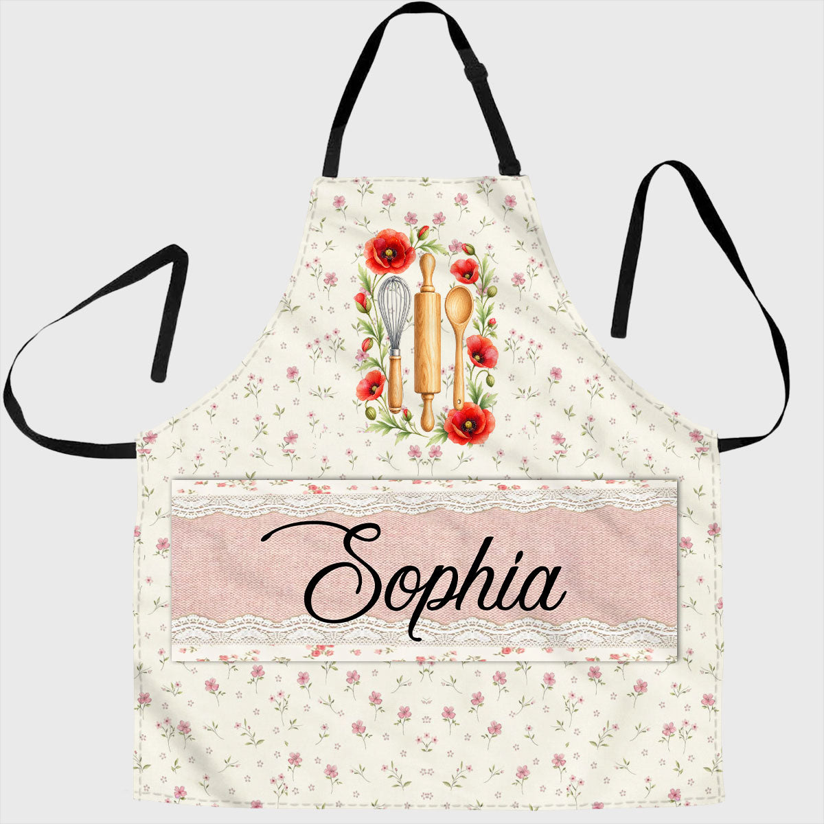 Birth Month Flower - Personalized Apron