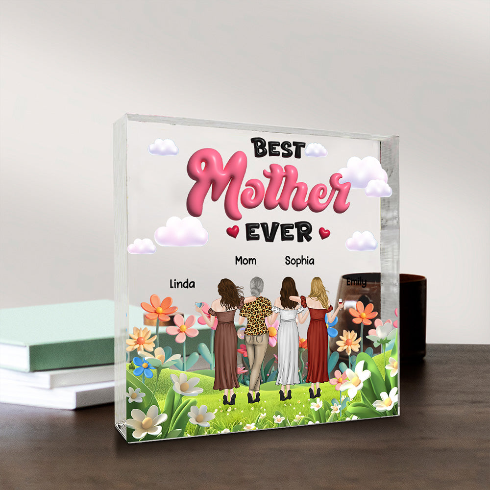 Custom Mother's Day Decor, Gift for Mom & Grandma • Great Motherly Love - Personalized Acrylic Plaque