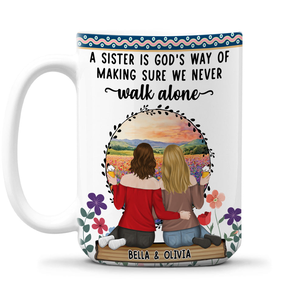 Custom Best Friend, Christmas & Birthday Friendship Keepsake Gift • Our Friendship Is A Treasure I Cherish - Personalized Coffee Mug