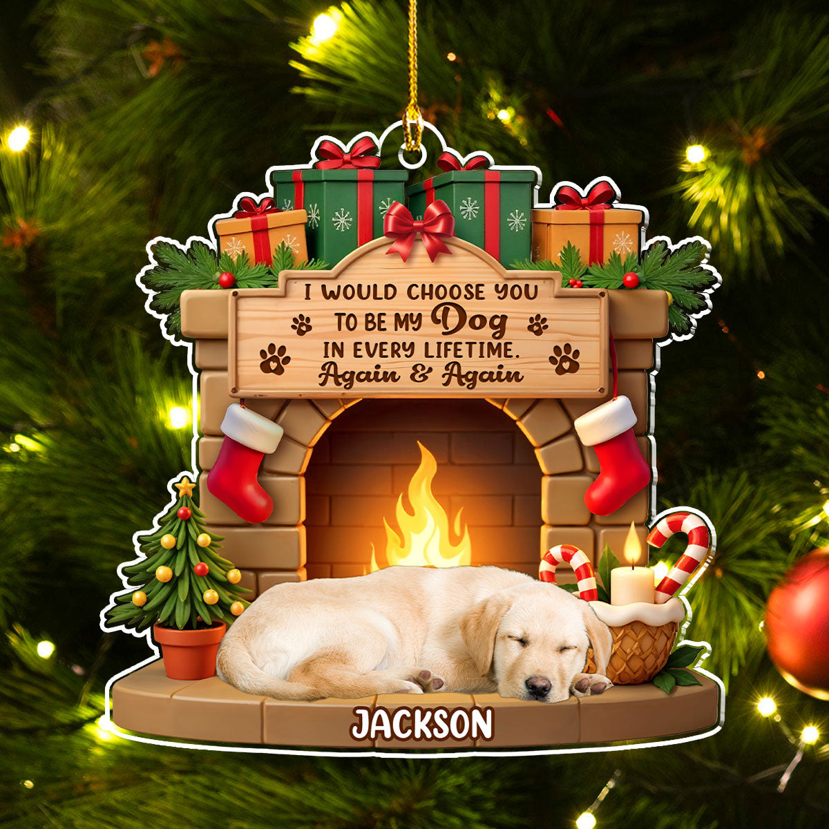 Custom Photo Keepsake Christmas Ornament • Your Forever Home Photo - Personalized Acrylic Ornament