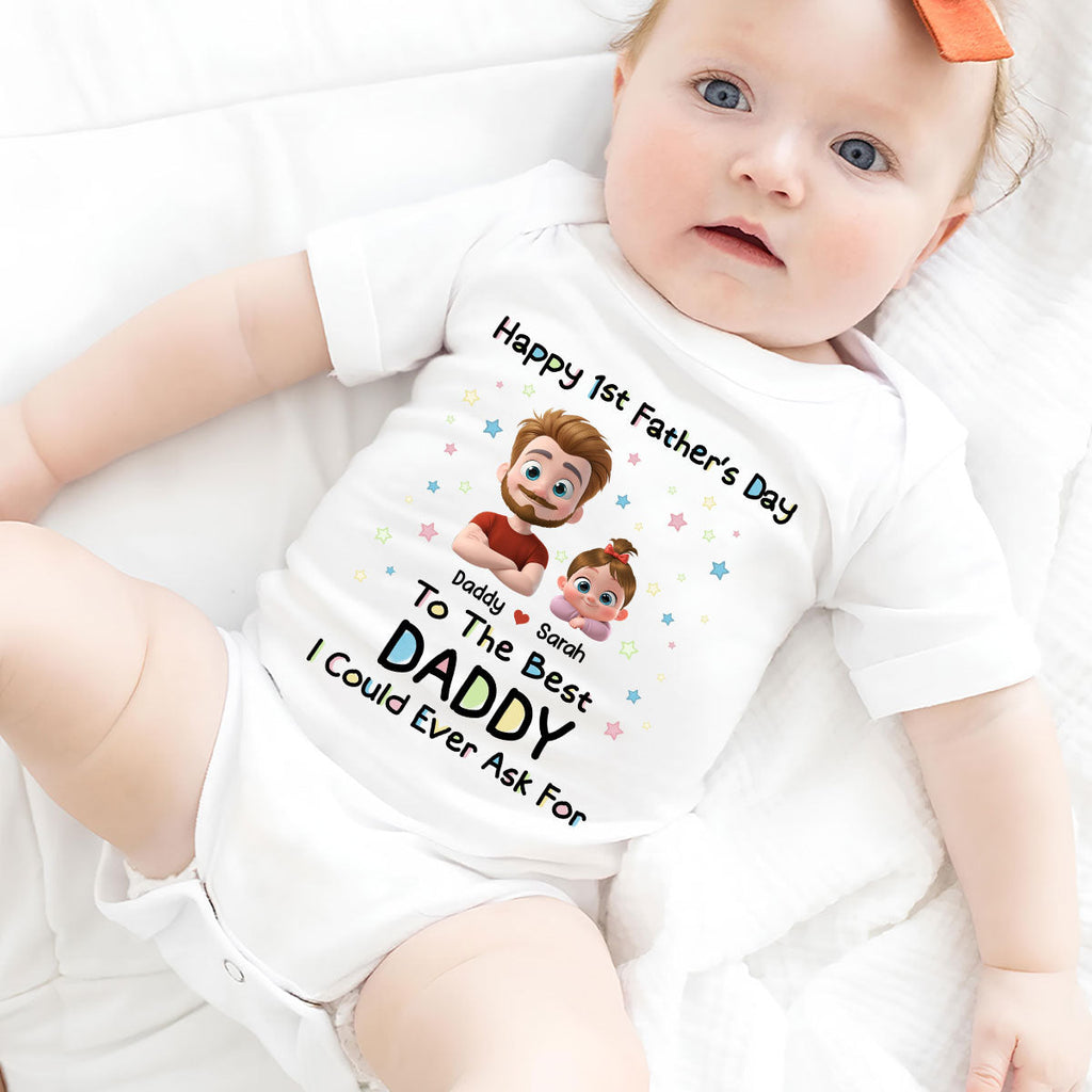 The Best Daddy - Personalized Baby Onesie