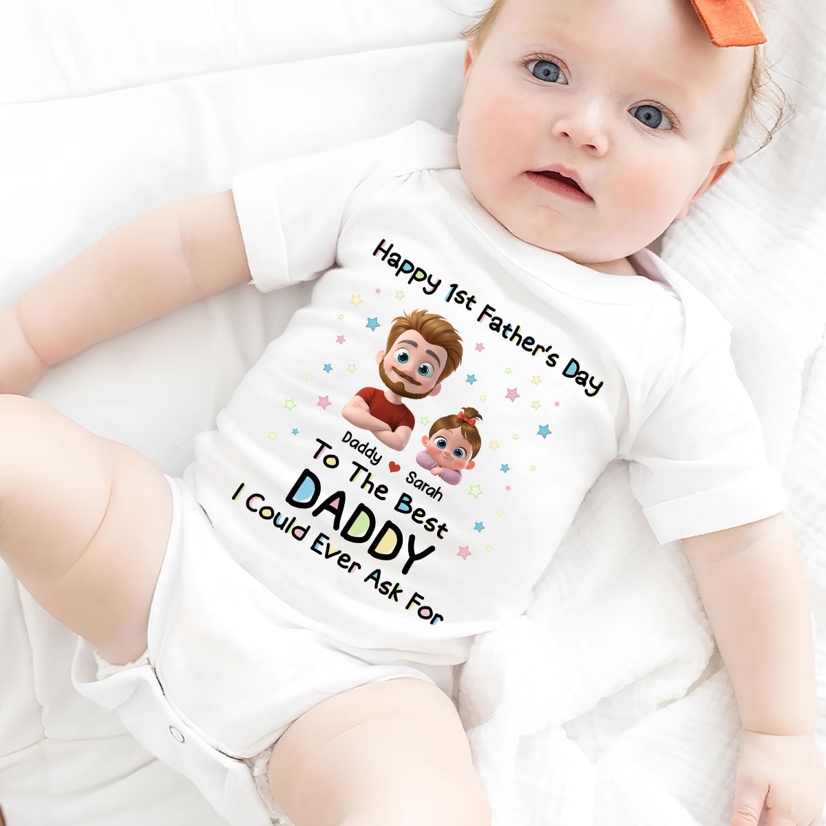 The Best Daddy - Personalized Baby Onesie