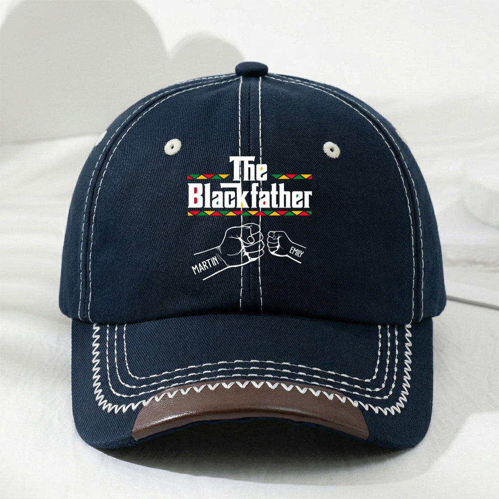 The Blackfather - Personalized Vintage Soft Baseball Cap