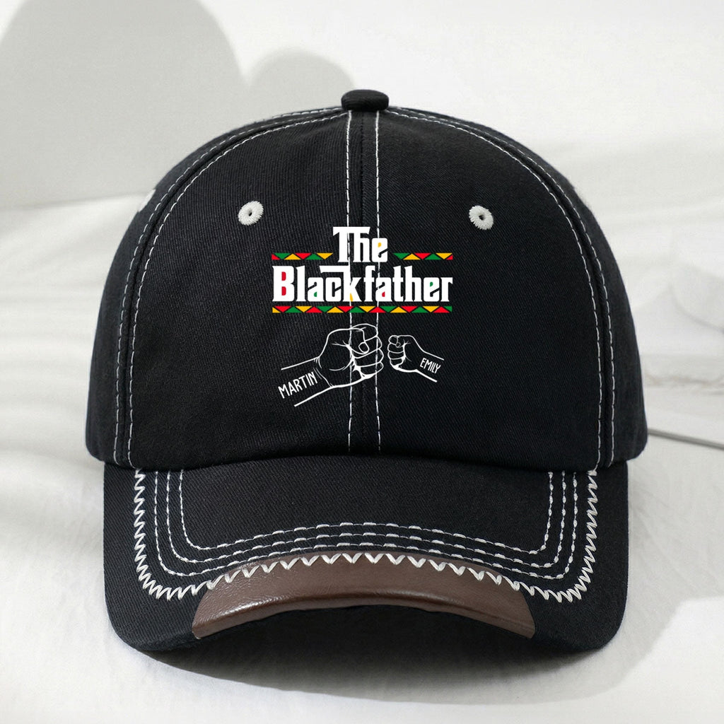 The Blackfather - Personalized Vintage Soft Baseball Cap