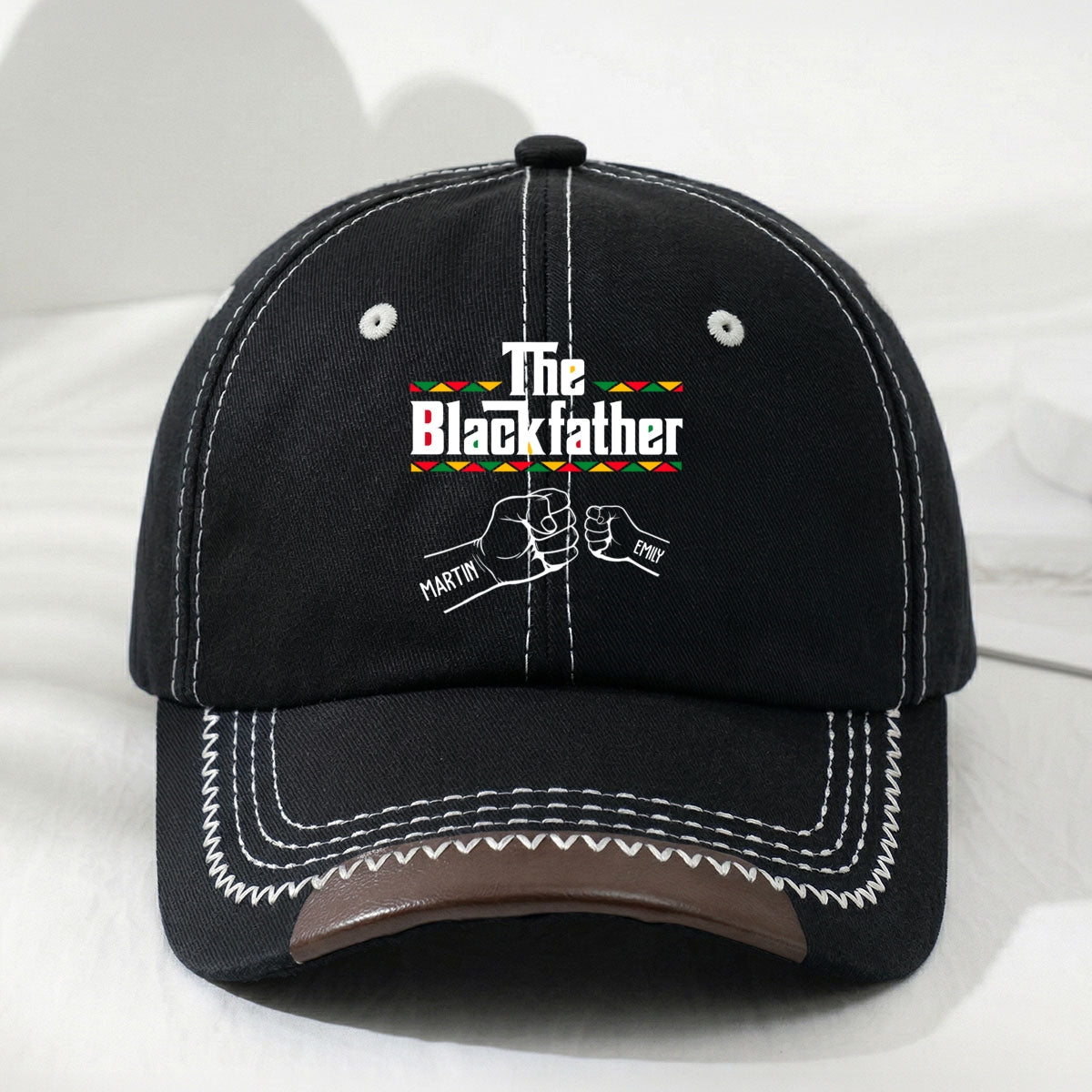 The Blackfather - Personalized Vintage Soft Baseball Cap