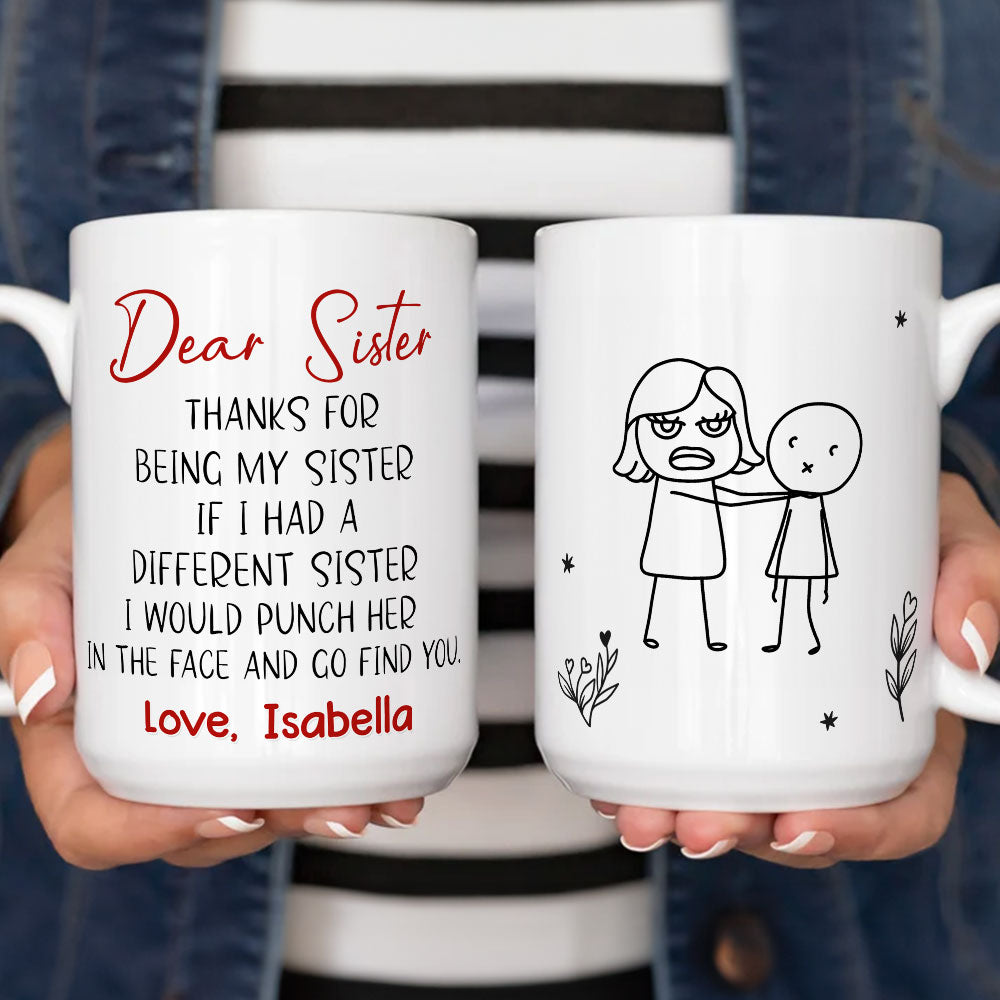 Custom Christmas & Birthday Gift for Brother & Sister • Stop Being Friend - Personalized Coffee Mug