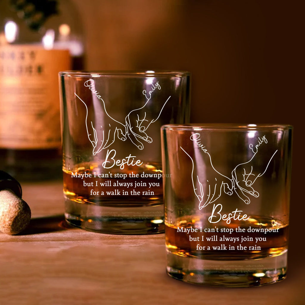 Always Bestie - Personalized Whiskey Glass