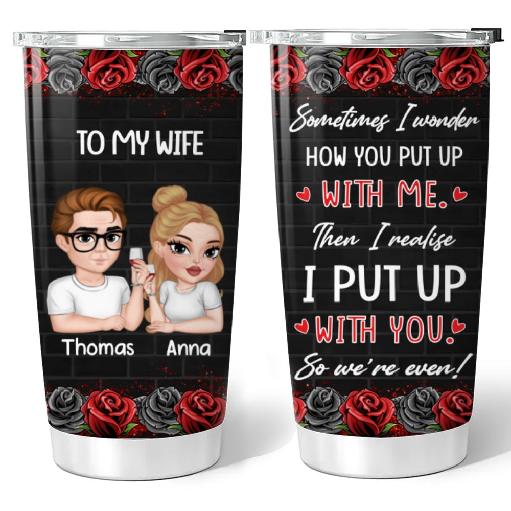 Sometimes I Wonder - Personalized Tumbler