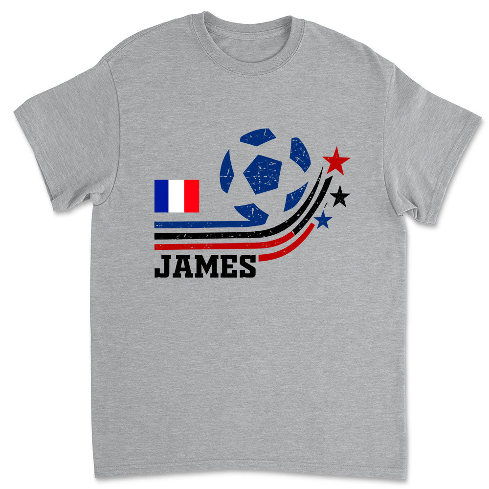Custom Christmas & Birthday Keepsake Gift • Retro Football - Personalized Shirt