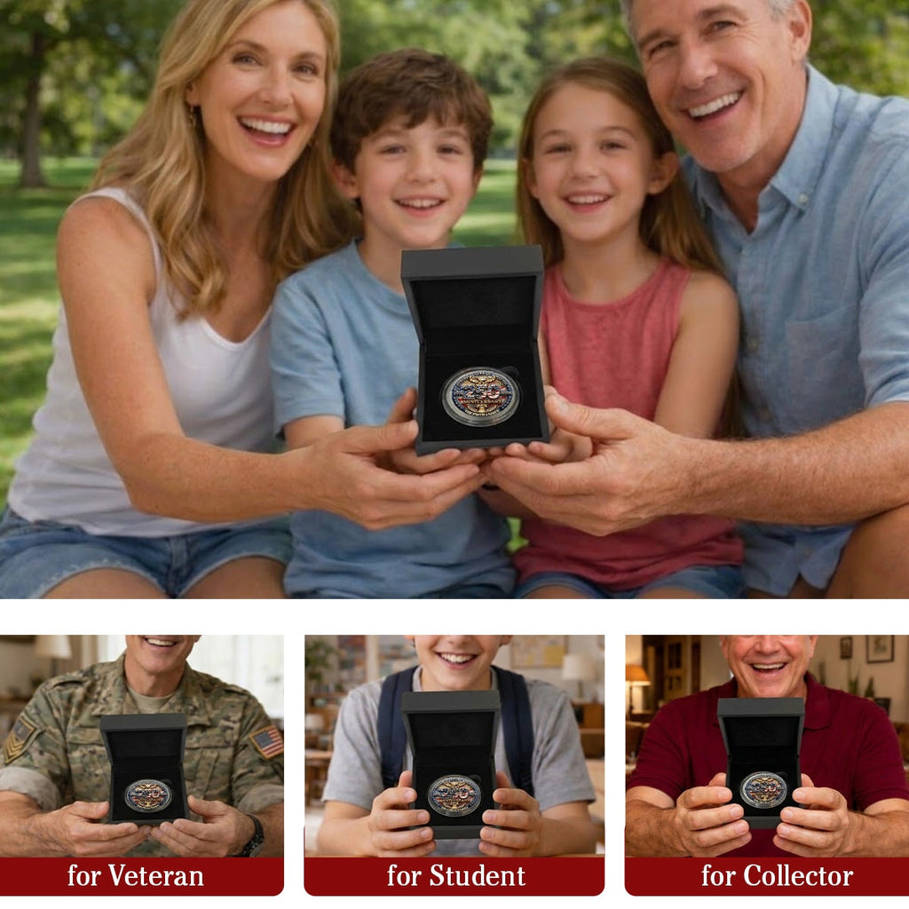 Let Courage Guide Your Steps - Personalized Commemorative Keepsake Coin