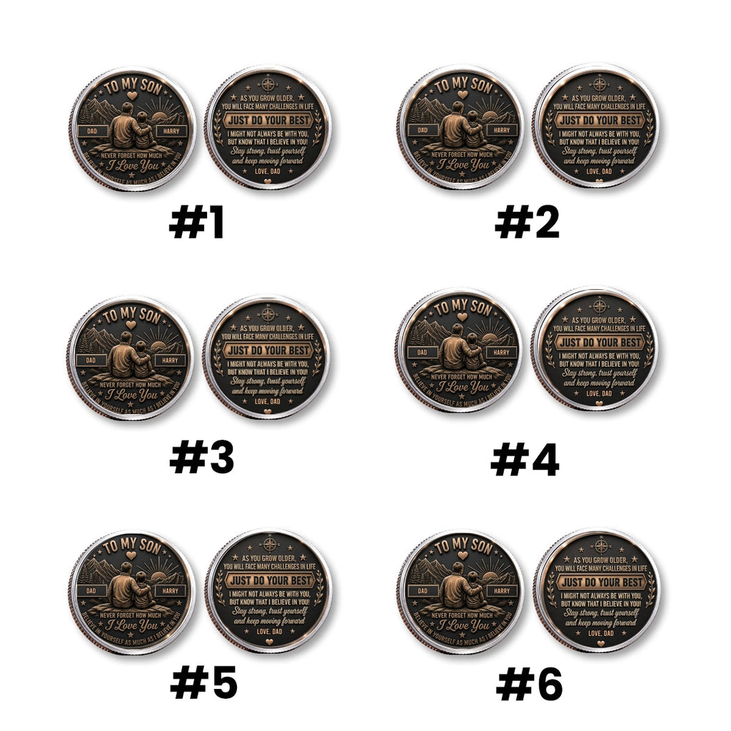 Let Courage Guide Your Steps - Personalized Commemorative Keepsake Coin