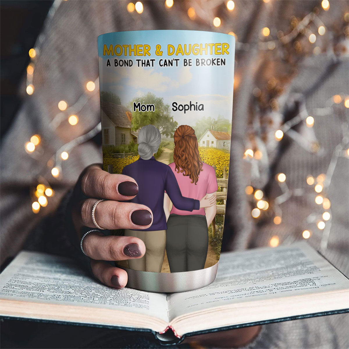 Custom Mother's Day Birthday Gifts For Mom • Mother And Daughter - Personalized Tumbler