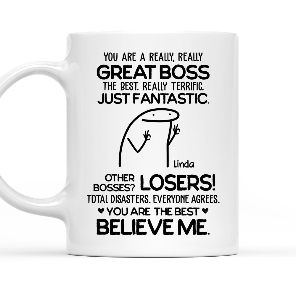 Custom Best Friend, Christmas & Birthday Friendship Keepsake Gift • Believe Me - Personalized Coffee Mug