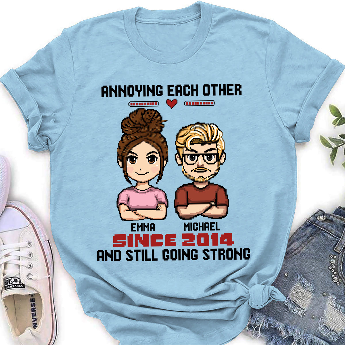 Custom Christmas Anniversary Keepsake Gifts For Husband • Annoying For Years - Personalized Shirt