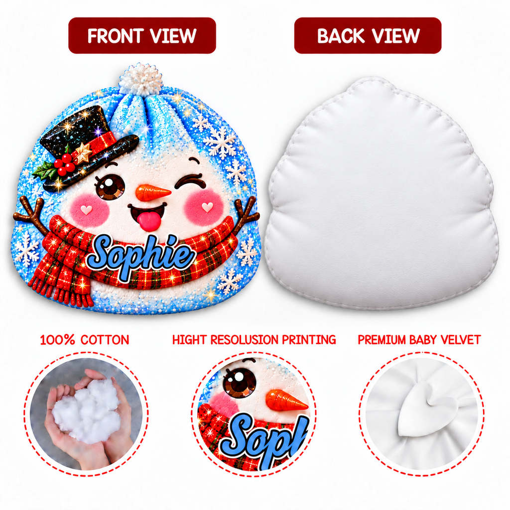 Cutie Wishes - Personalized Shaped Pillow