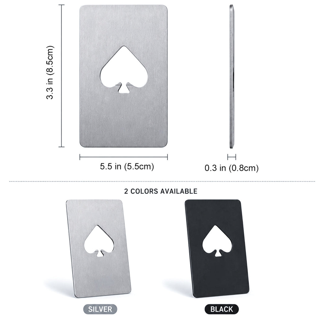 Groomsman Gift - Personalized Ace of Spades Bottle Opener