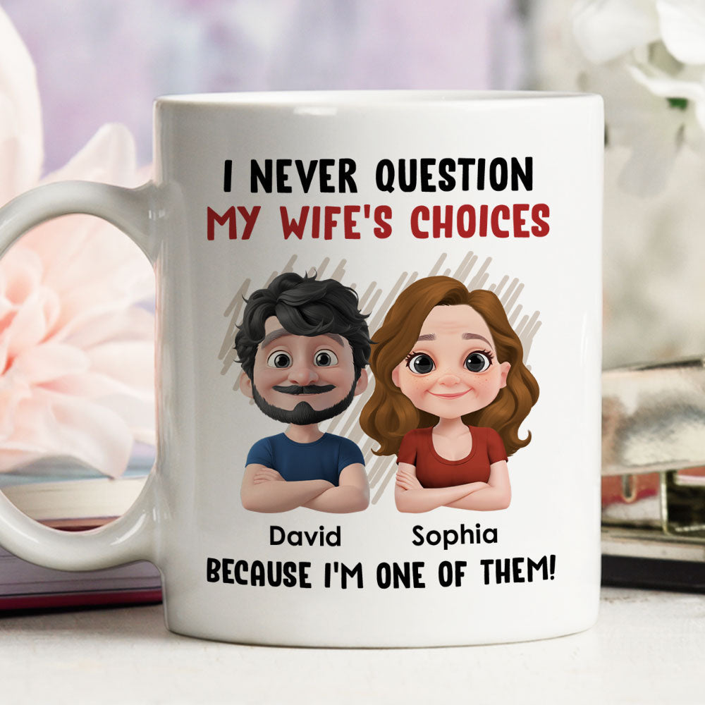 Custom Anniversary Keepsake Gifts For Couple • Chosen And Loved - Personalized Coffee Mug