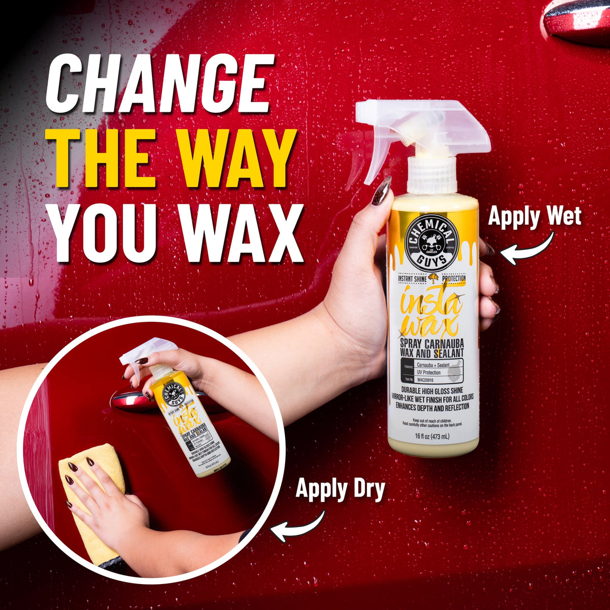 InstaWax Spray Carnauba Wax and Sealant