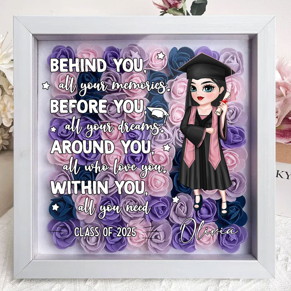 All Your Memories - Personalized Flower Shadow Box