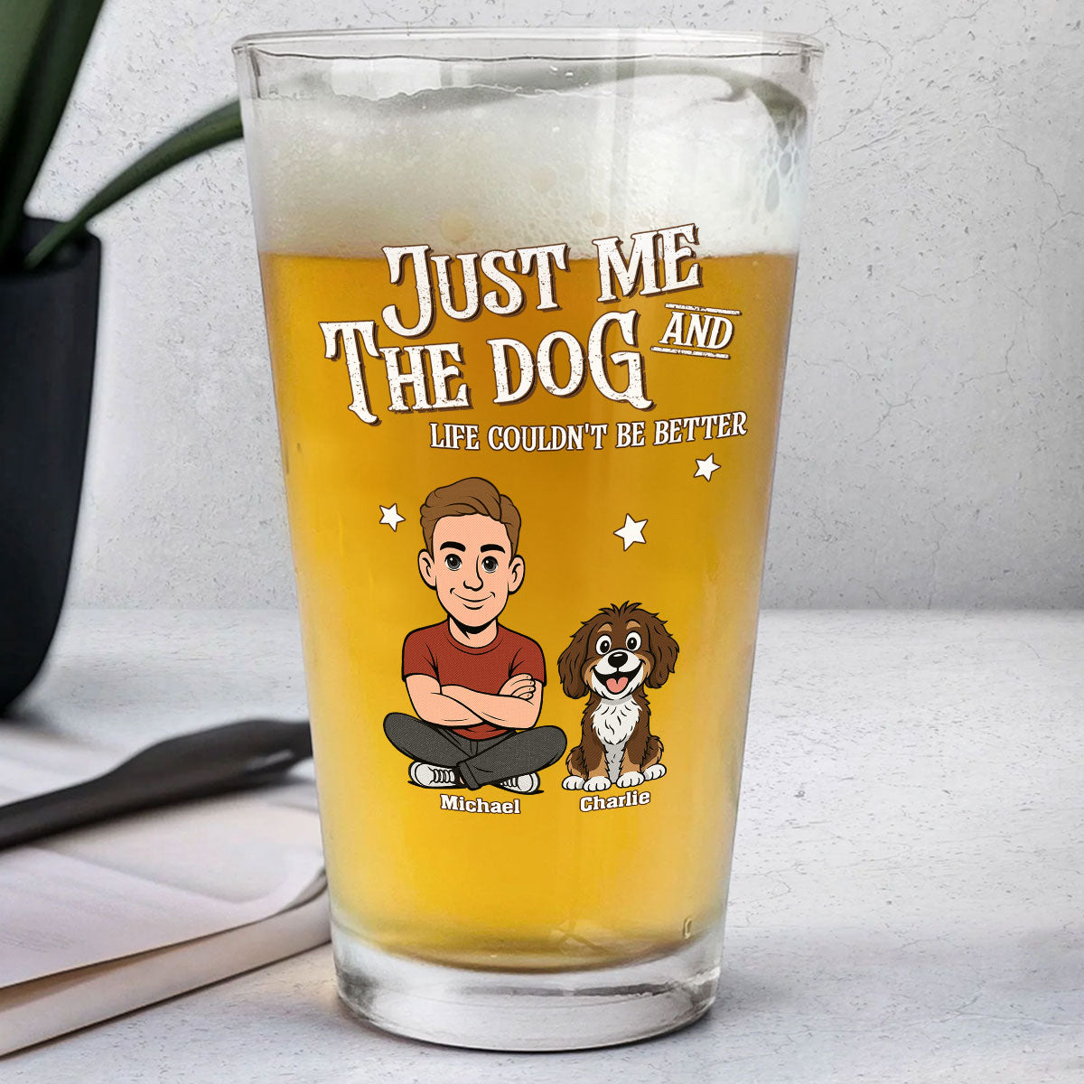 Never Be Better - Personalized Beer Glass
